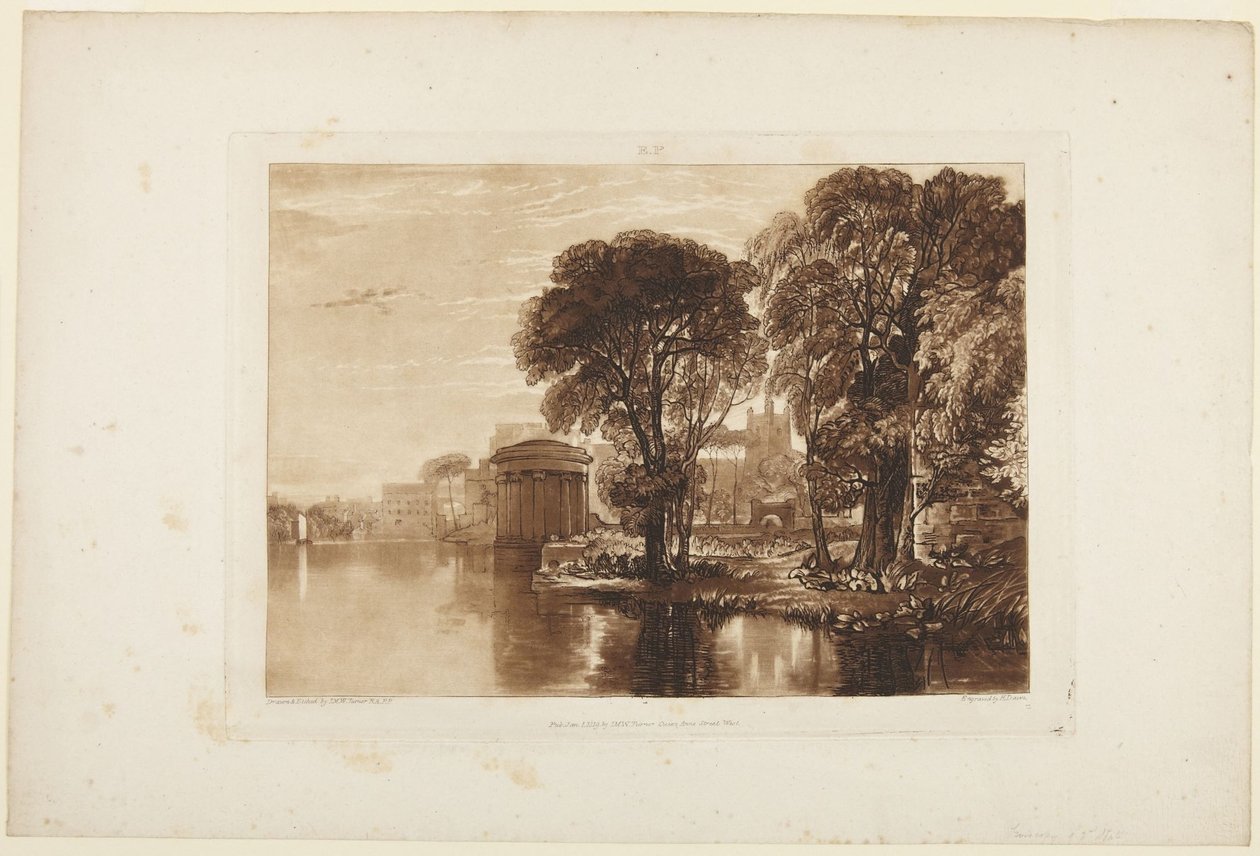 Alkoven, Isleworth af Joseph Mallord William Turner