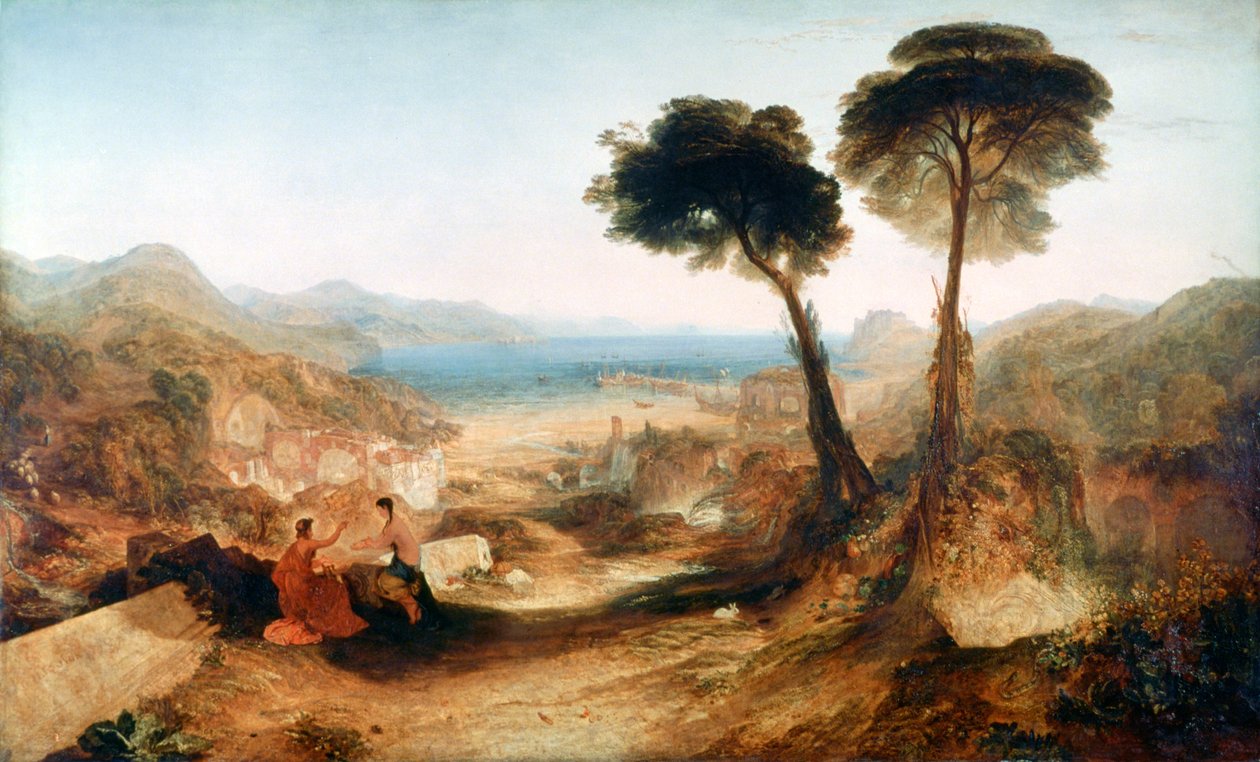 Baiae-bugten, med Apollo og Sibyllen, c1823. af Joseph Mallord William Turner