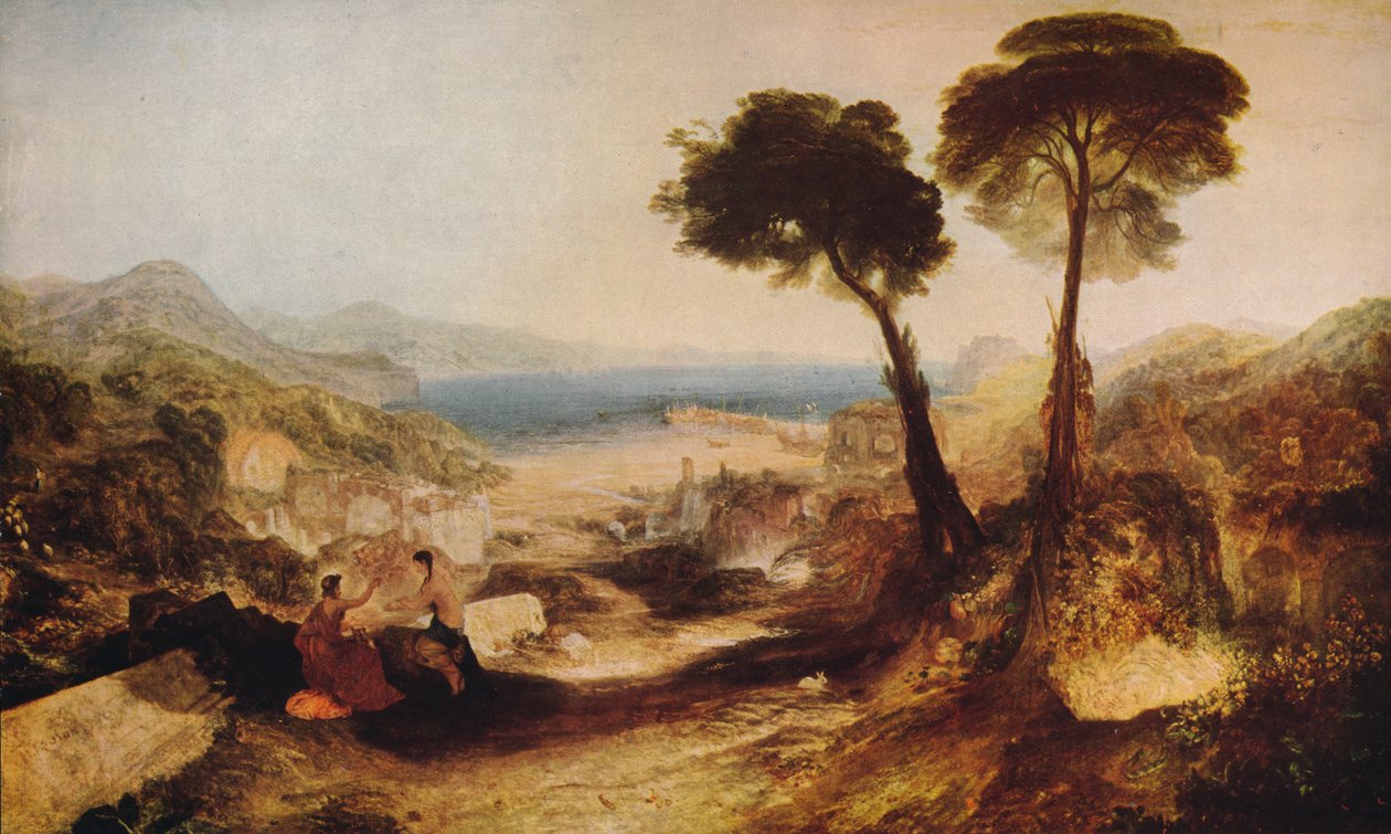 Baiae-bugten med Apollon og Sibyllen, c1823, c1915 af Joseph Mallord William Turner