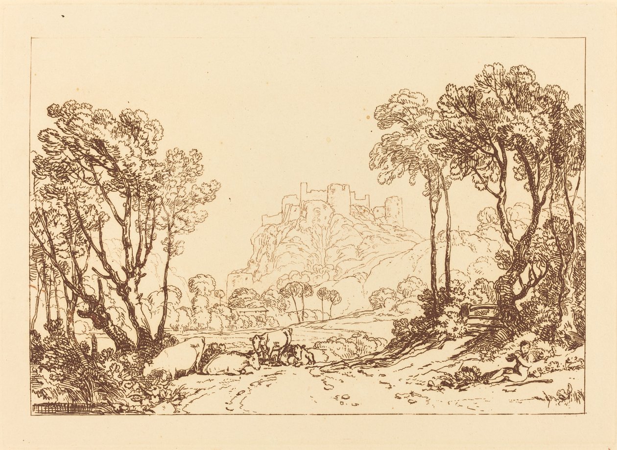 Slottet over engene af Joseph Mallord William Turner