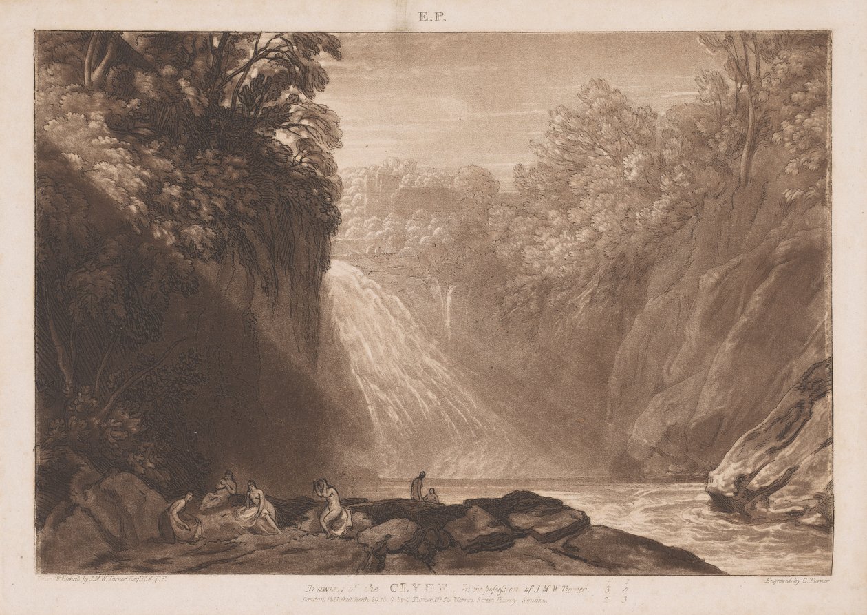 Tegningen af Clyde af Joseph Mallord William Turner