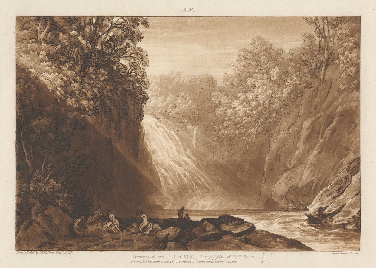 Tegningen af Clyde af Joseph Mallord William Turner