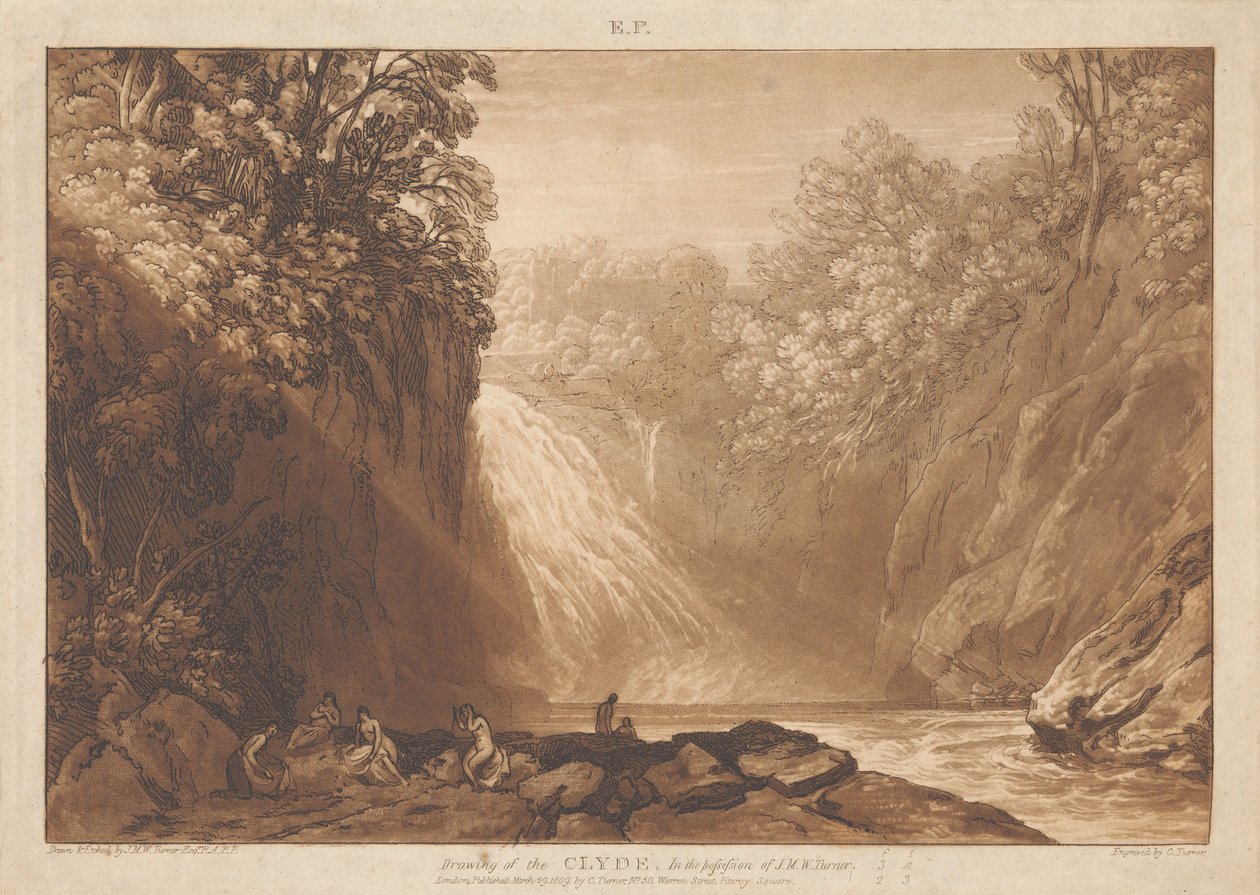 Tegningen af Clyde af Joseph Mallord William Turner