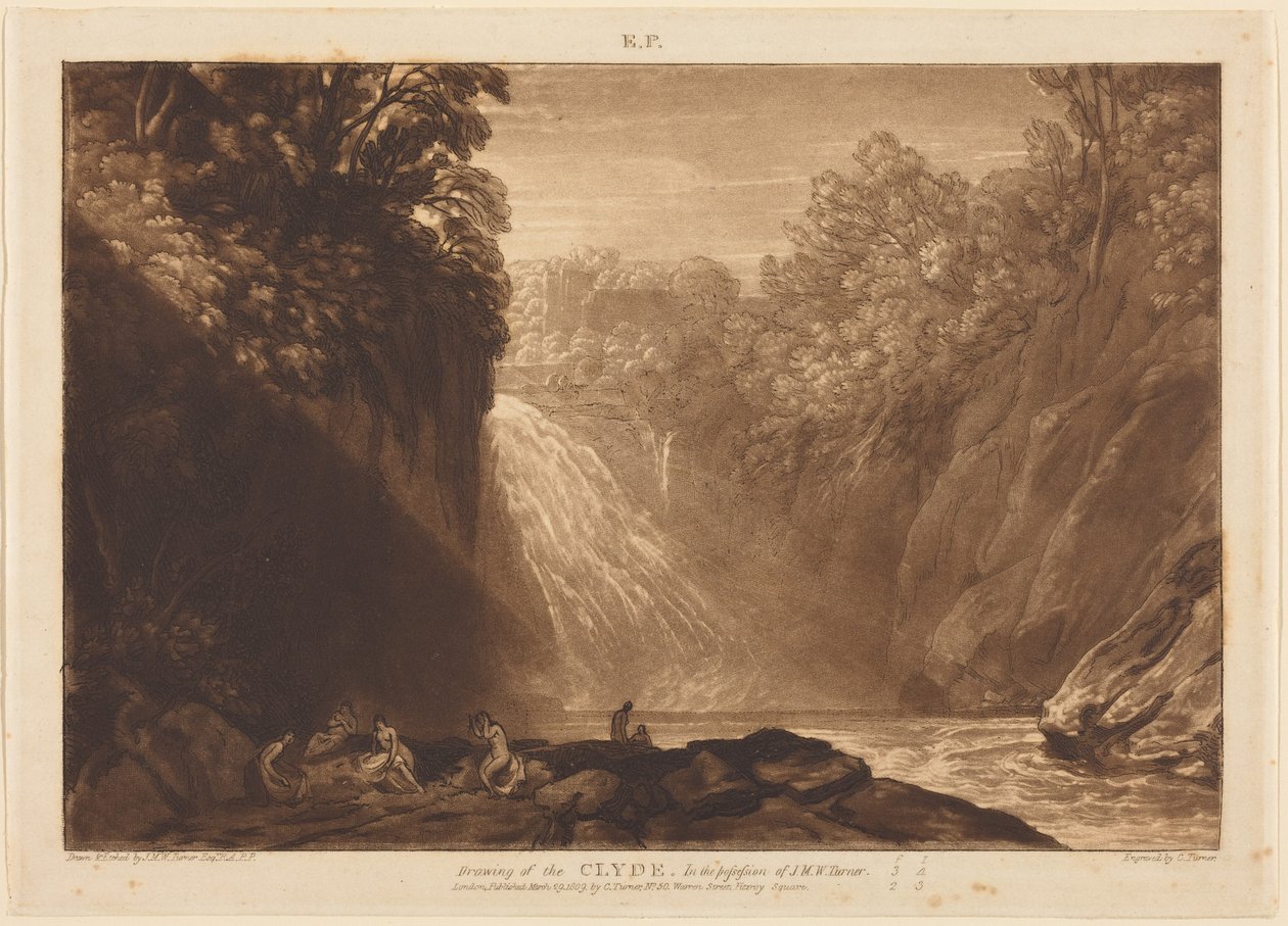 Clydes fald af Joseph Mallord William Turner