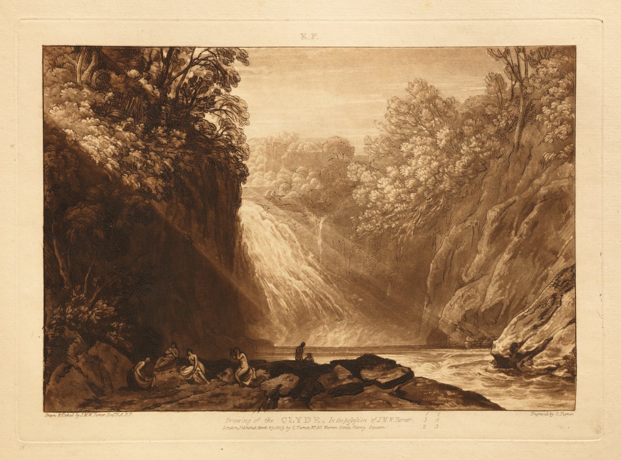 Clydes fald af Joseph Mallord William Turner