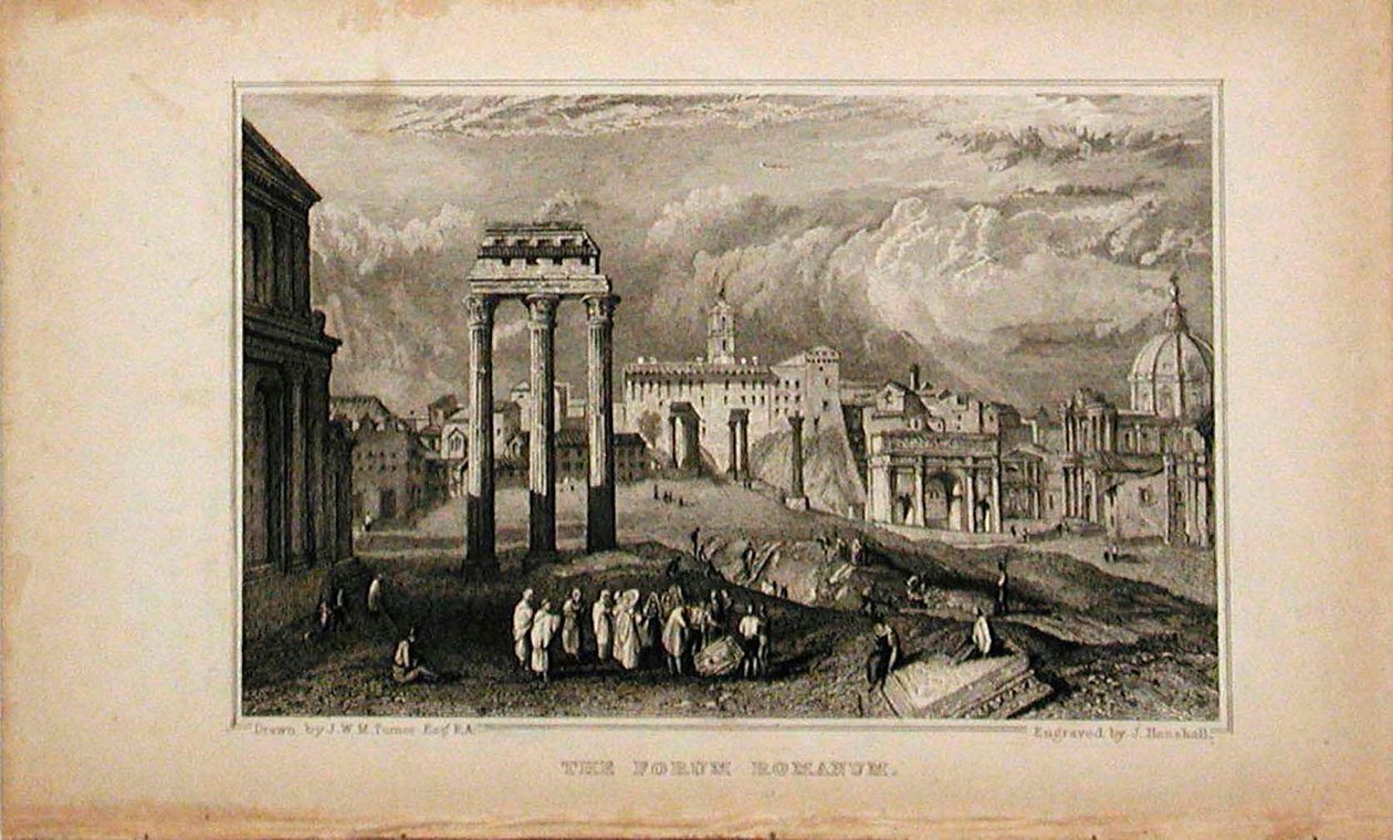 Forum Romanum af Joseph Mallord William Turner