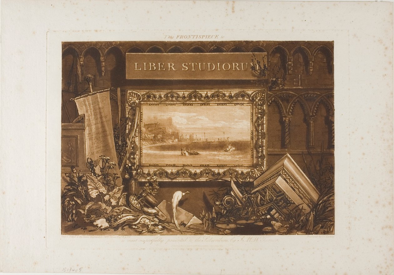 Forsiden til Liber Studiorum af Joseph Mallord William Turner