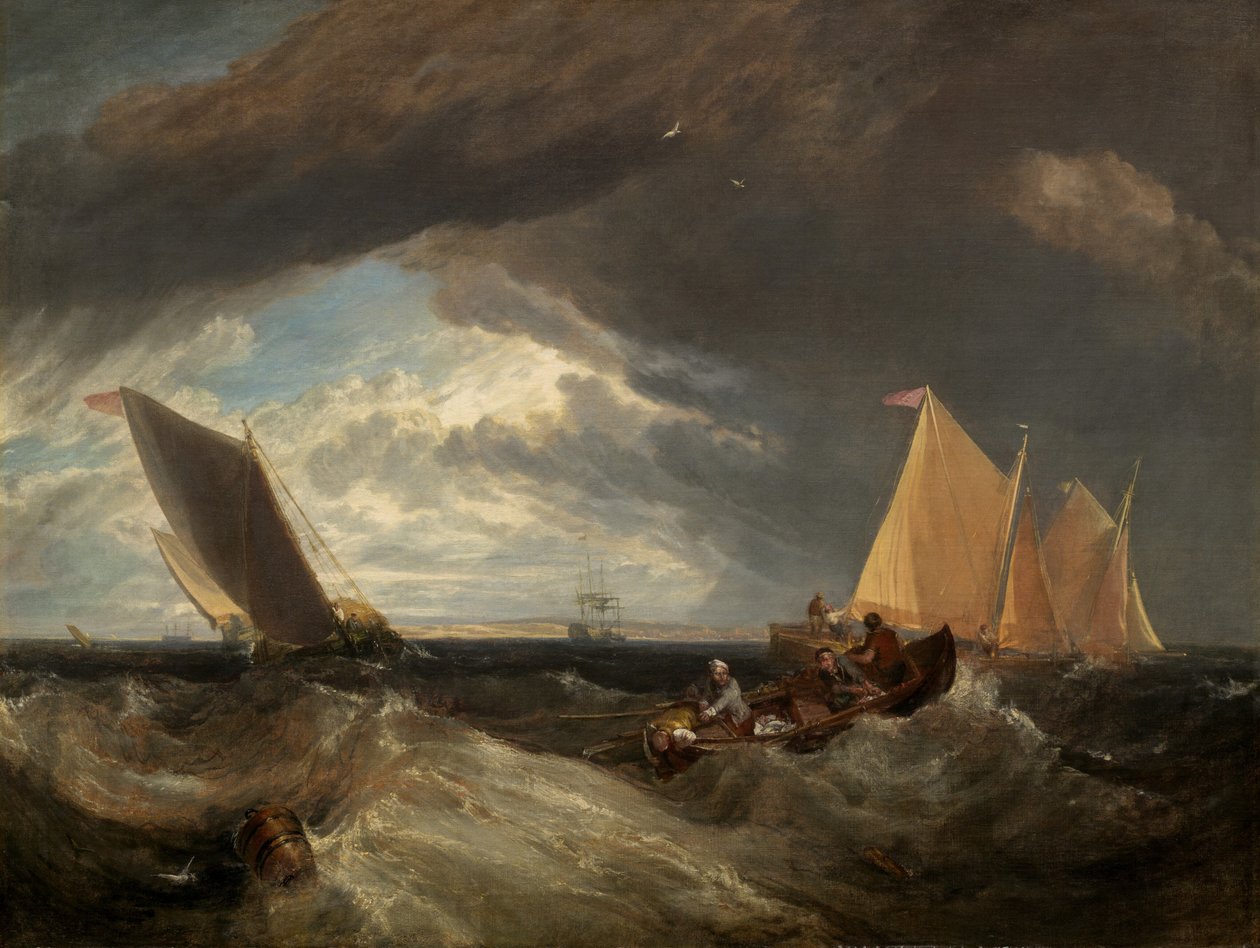 Krydset mellem Themsen og Medway af Joseph Mallord William Turner