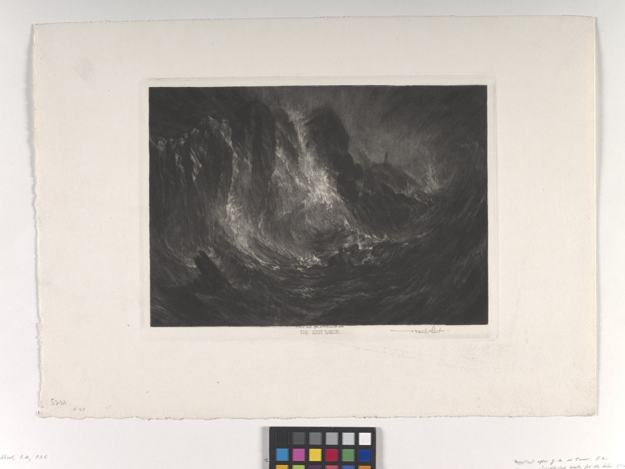 Den fortabte sømand af Joseph Mallord William Turner