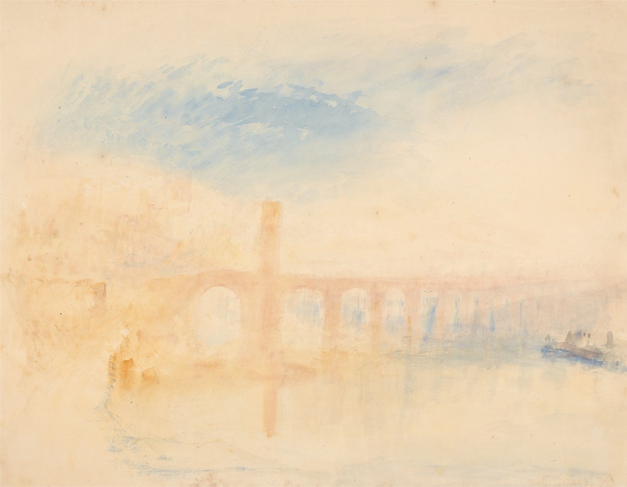 Moselbroen, Koblenz af Joseph Mallord William Turner