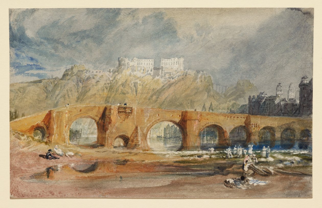 Moselbroen ved Koblenz af Joseph Mallord William Turner