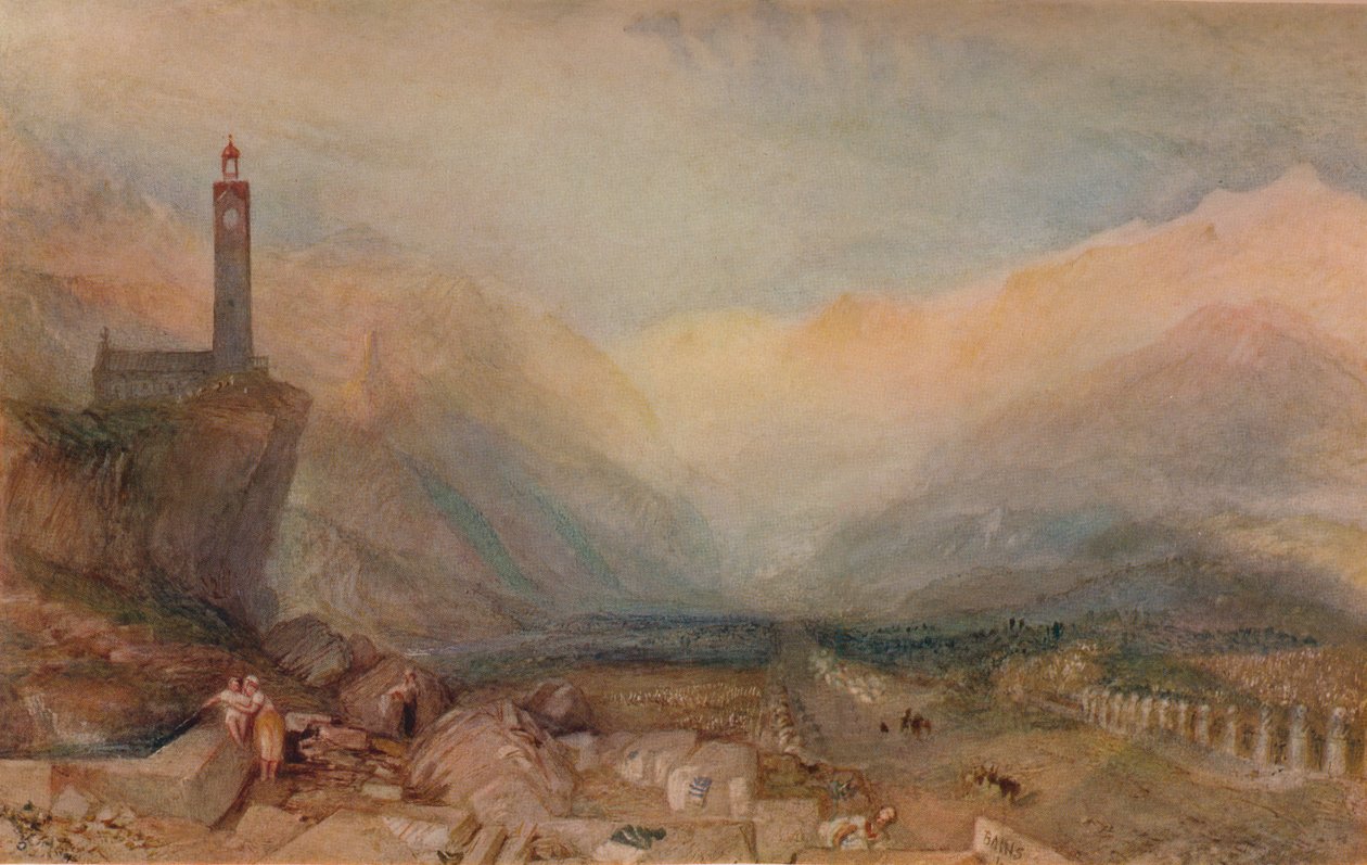 The Splugen Pass, c1841, 1938 af Joseph Mallord William Turner