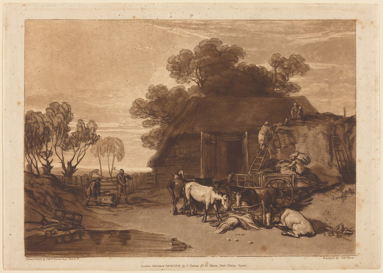 Strågården af Joseph Mallord William Turner