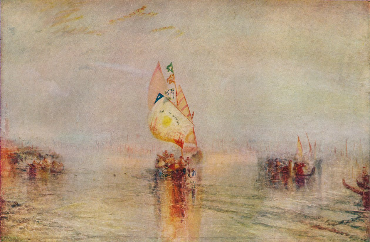 The Sun of Venice Going to Sea, udstillet 1843, 1937 af Joseph Mallord William Turner