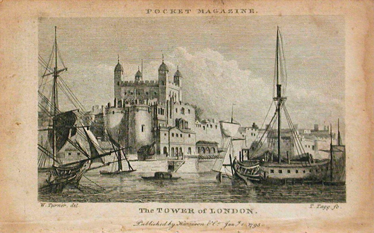 Tower of London af Joseph Mallord William Turner