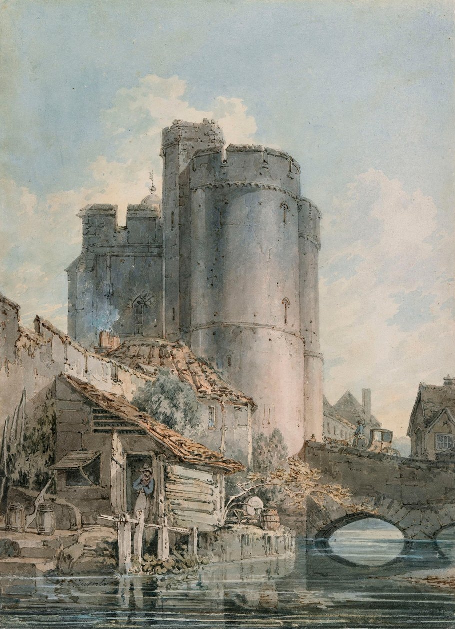 West Gate, Canterbury, Kent af Joseph Mallord William Turner