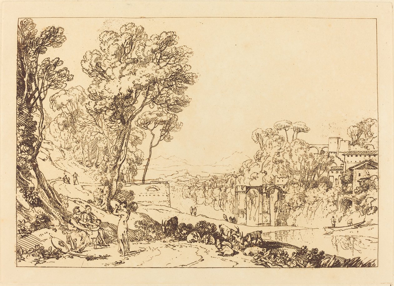 Kvinden og tamburinen af Joseph Mallord William Turner