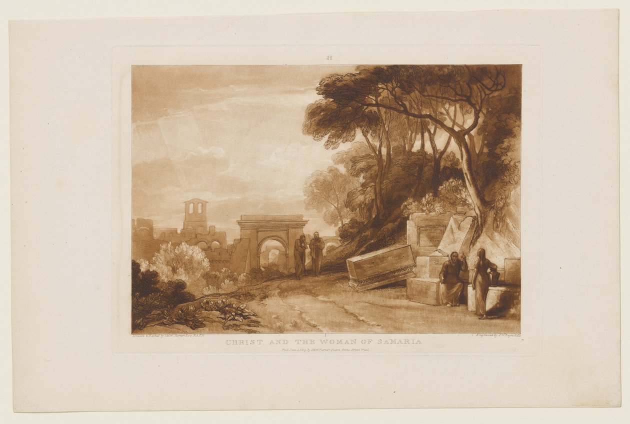 Den samaritanske kvinde af Joseph Mallord William Turner