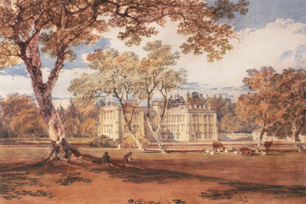 Towneley Hall, ca. 1798 af Joseph Mallord William Turner