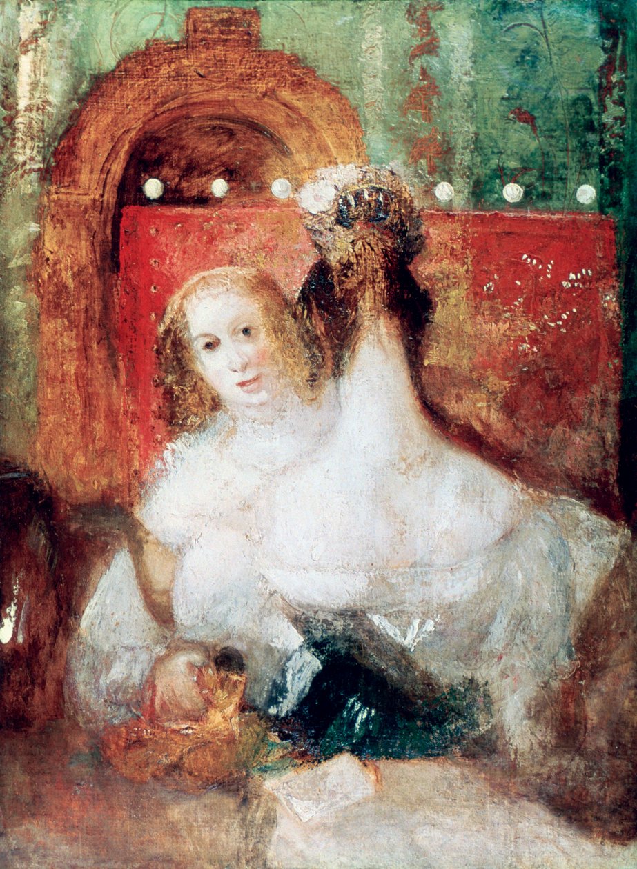 To kvinder med et brev, c1830 af Joseph Mallord William Turner