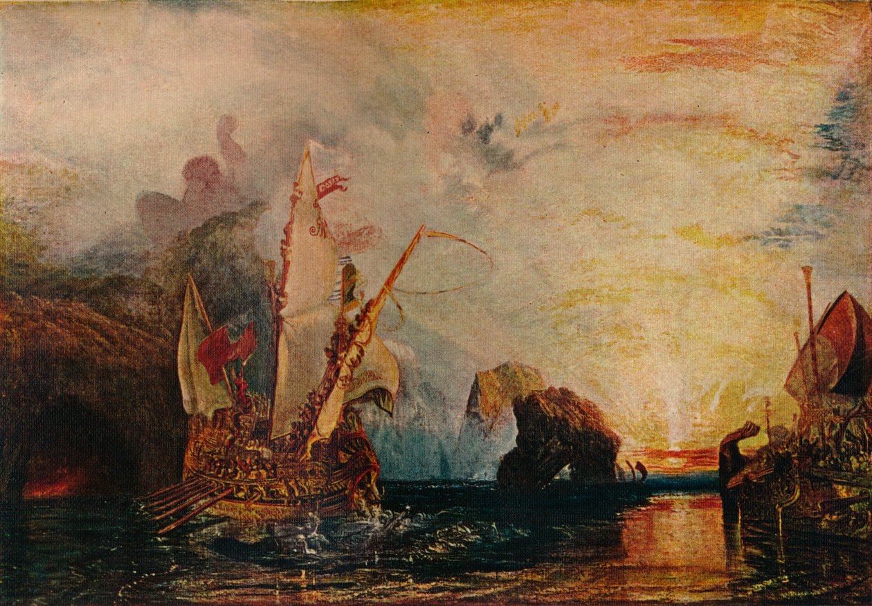 Ulysses spotter Polyphemus - Homers Odyssey, 1829, 1911 af Joseph Mallord William Turner