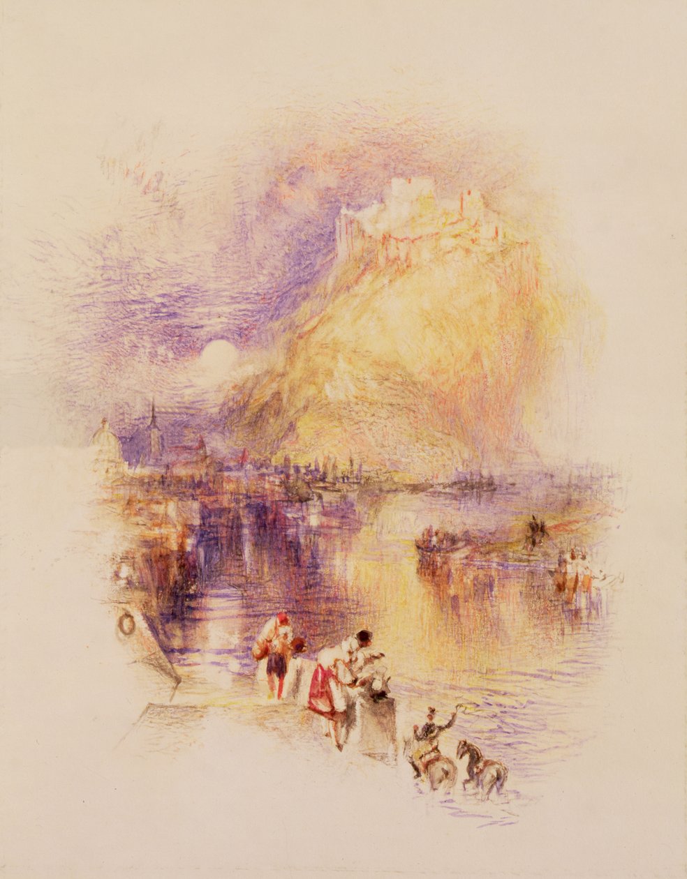 Uden titel (farveblyant på papir) af Joseph Mallord William Turner