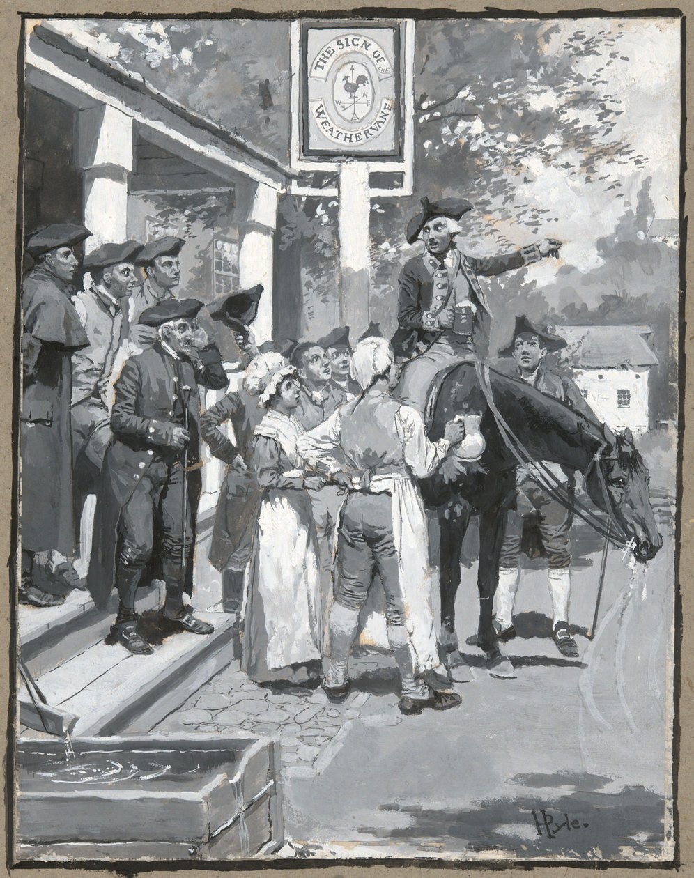 Øvre Reichenbach-vandfald: regnbue af Joseph Mallord William Turner