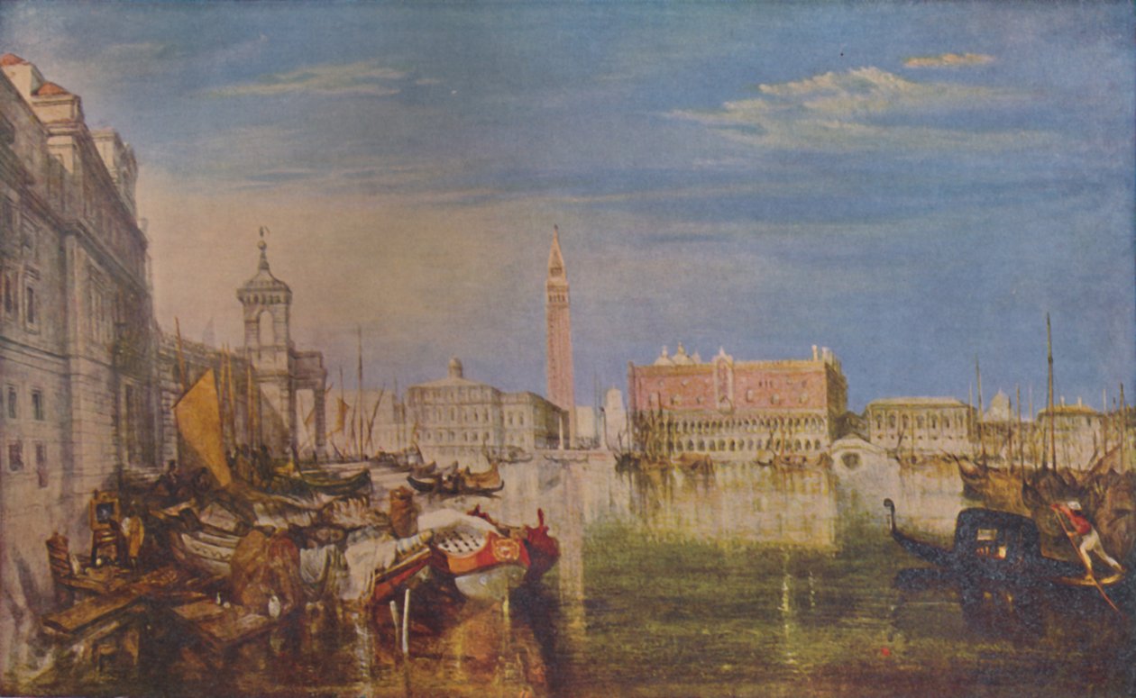 Venedig-Canaletti maleri, c1833, 1925. af Joseph Mallord William Turner