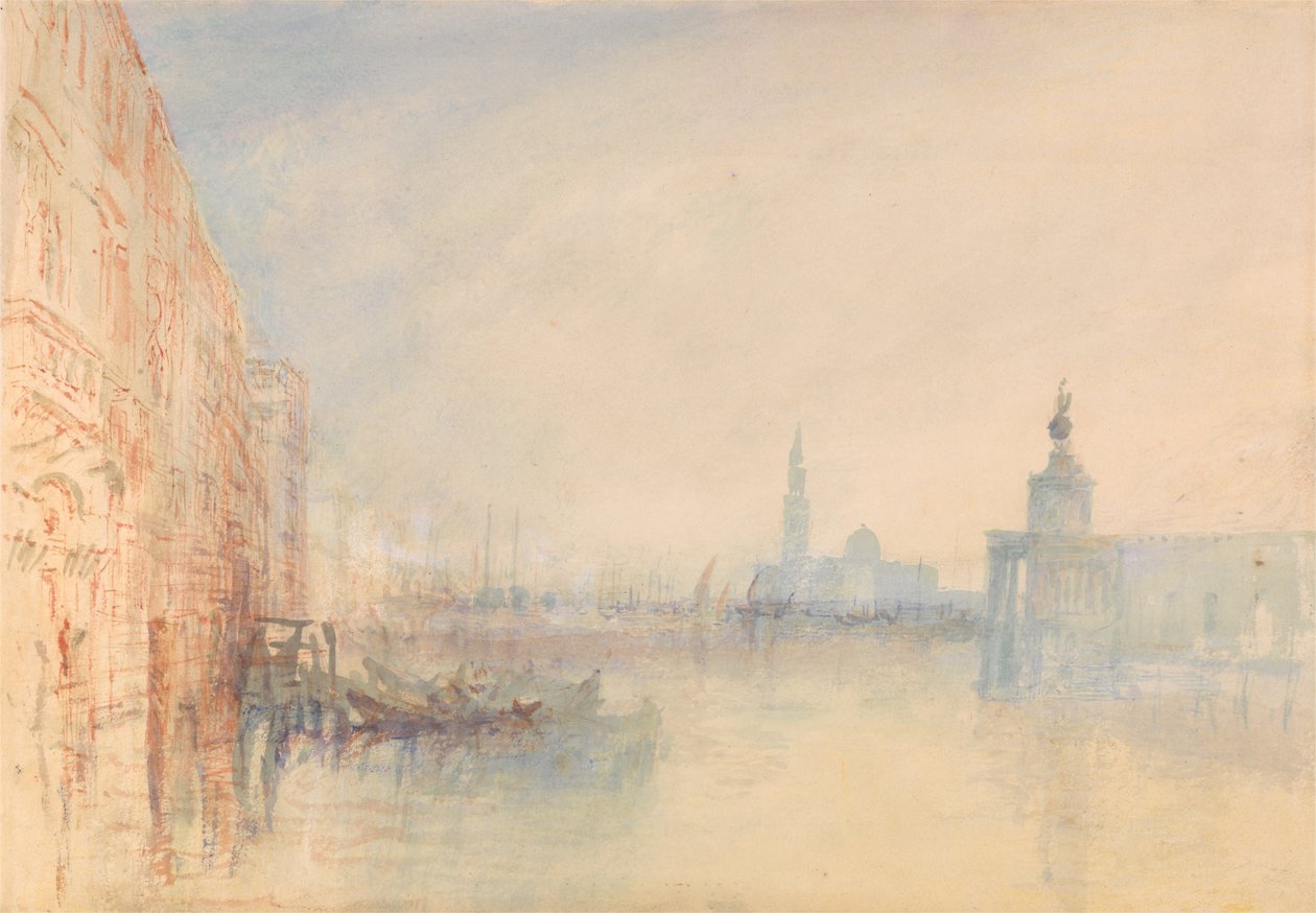 Venedig, indløbet til Canal Grande af Joseph Mallord William Turner