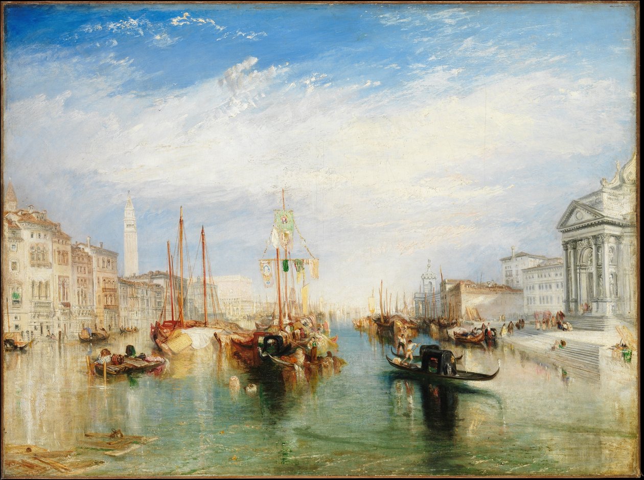 Venedig, fra verandaen ved Madonna della Salute af Joseph Mallord William Turner