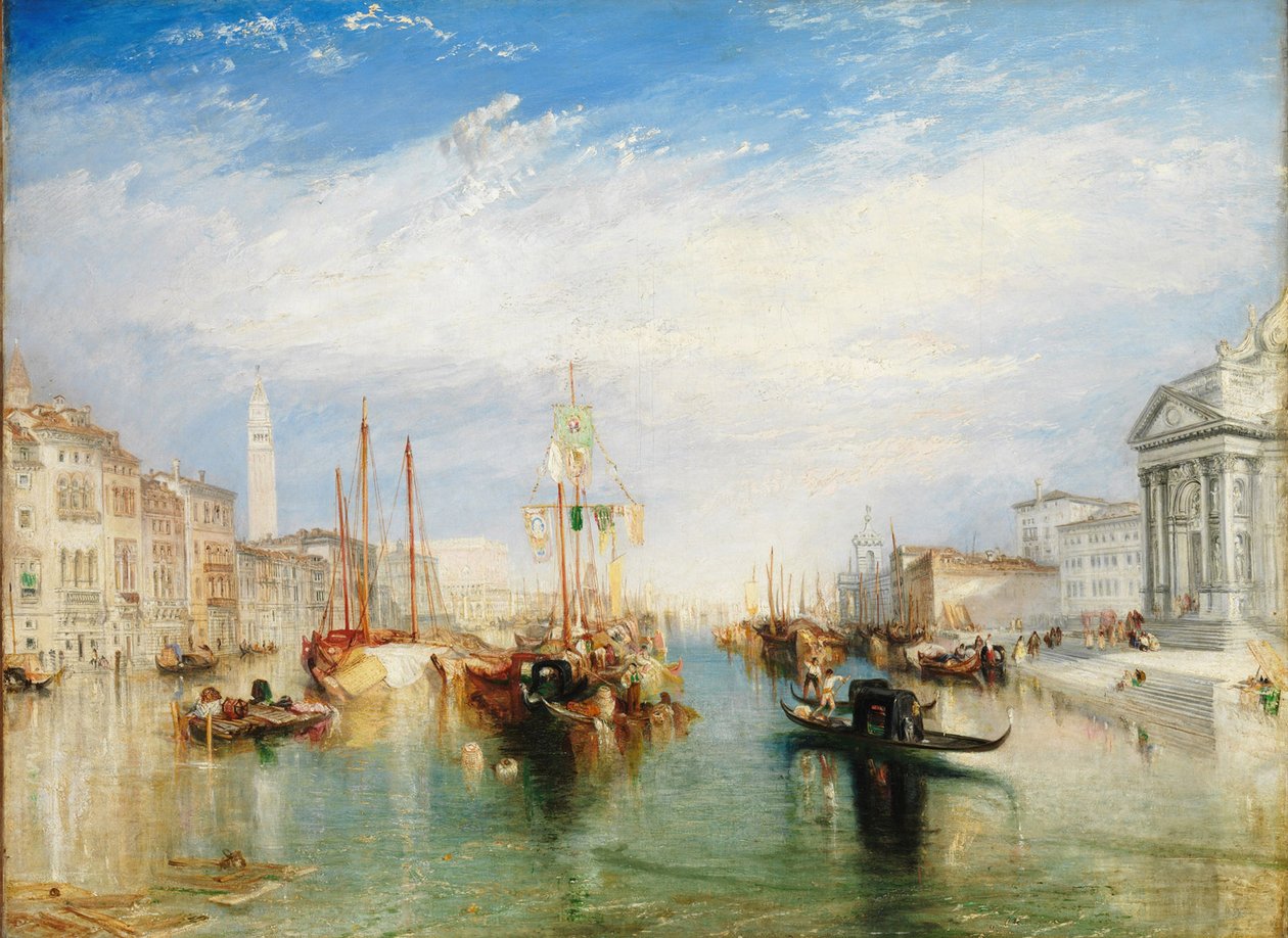 Venedig, fra Madonna della Salutes våbenhus, ca. 1835 (olie på lærred) af Joseph Mallord William Turner