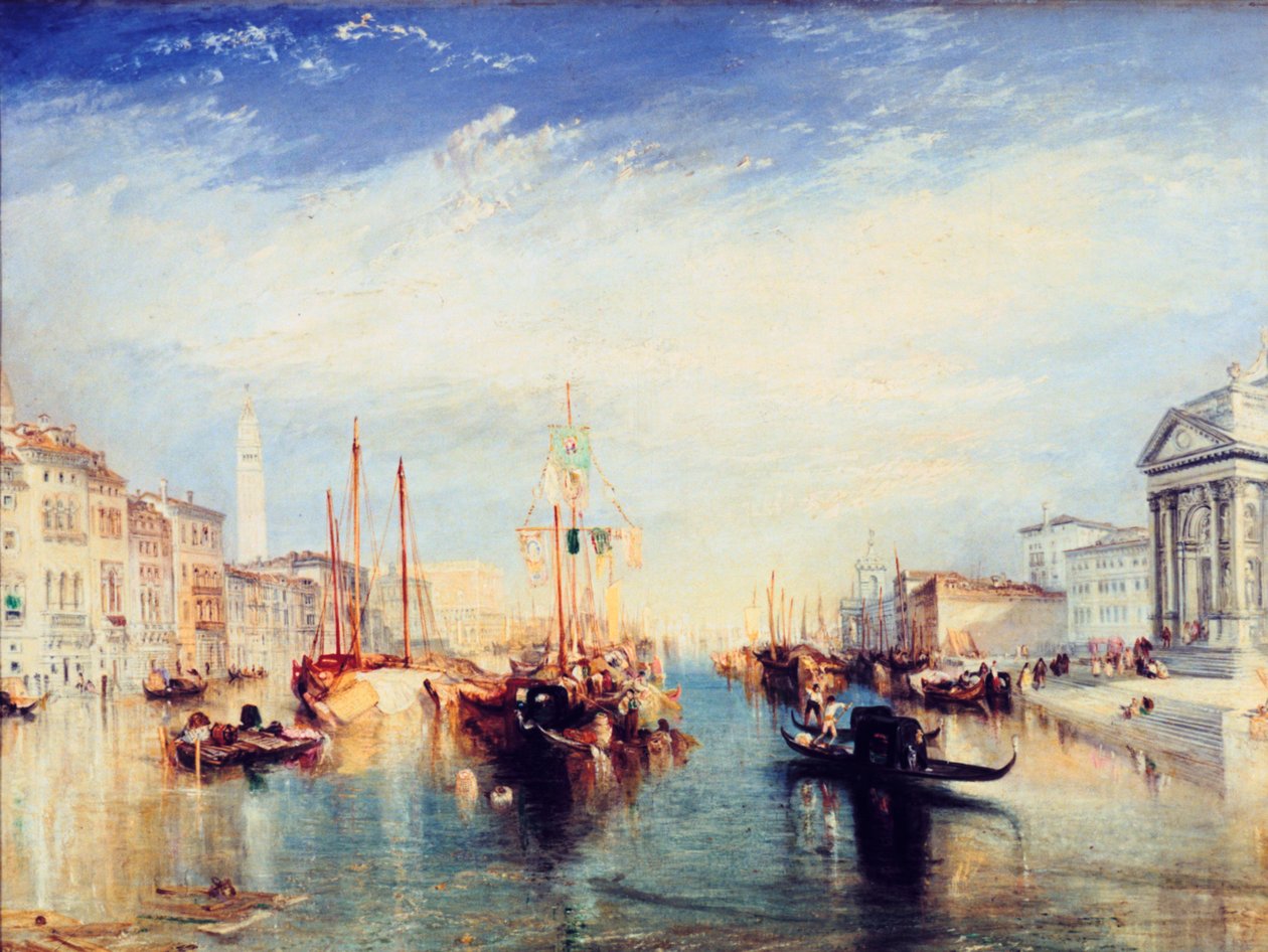 Venedig, fra våbenhuset til Madonna della Salute, c1835 af Joseph Mallord William Turner
