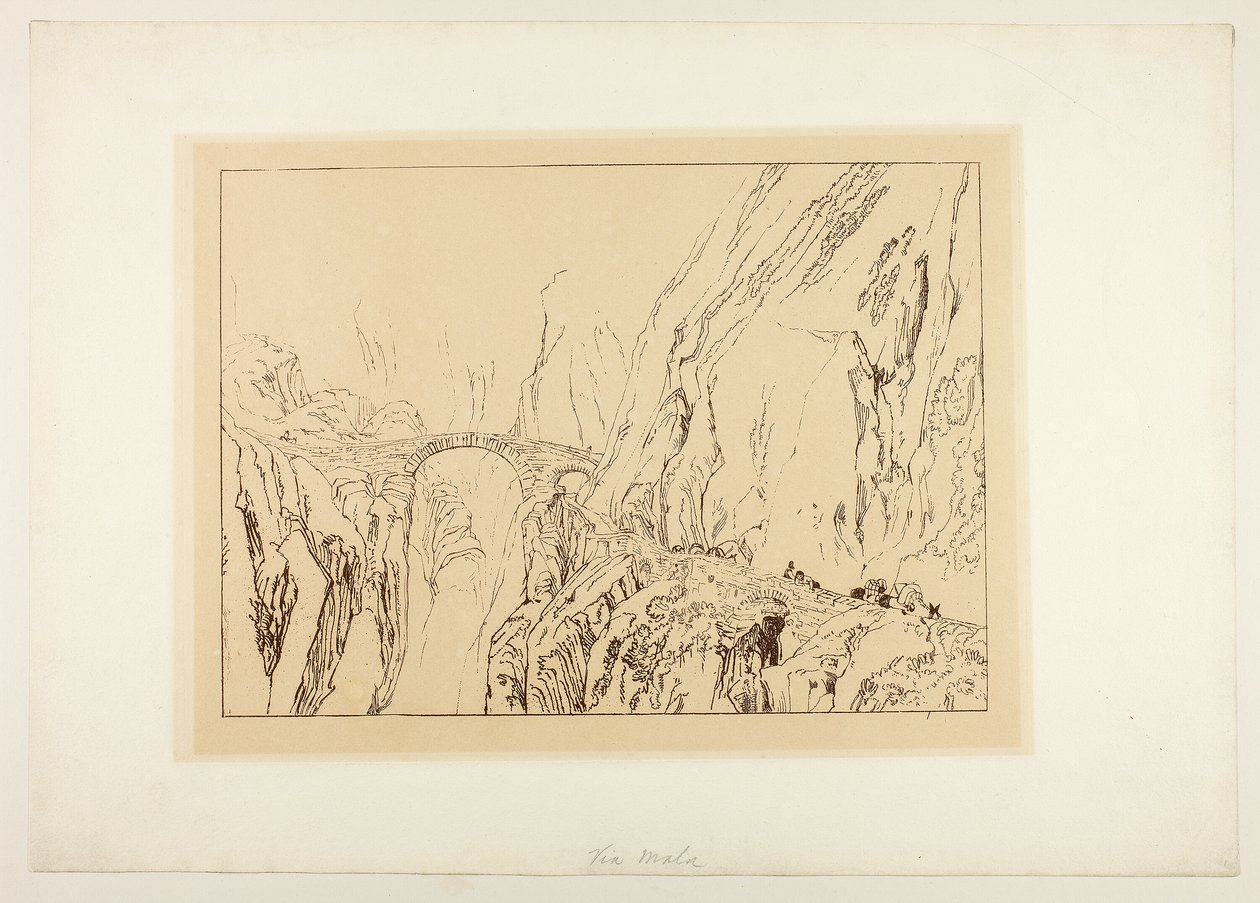 Via Mala af Joseph Mallord William Turner