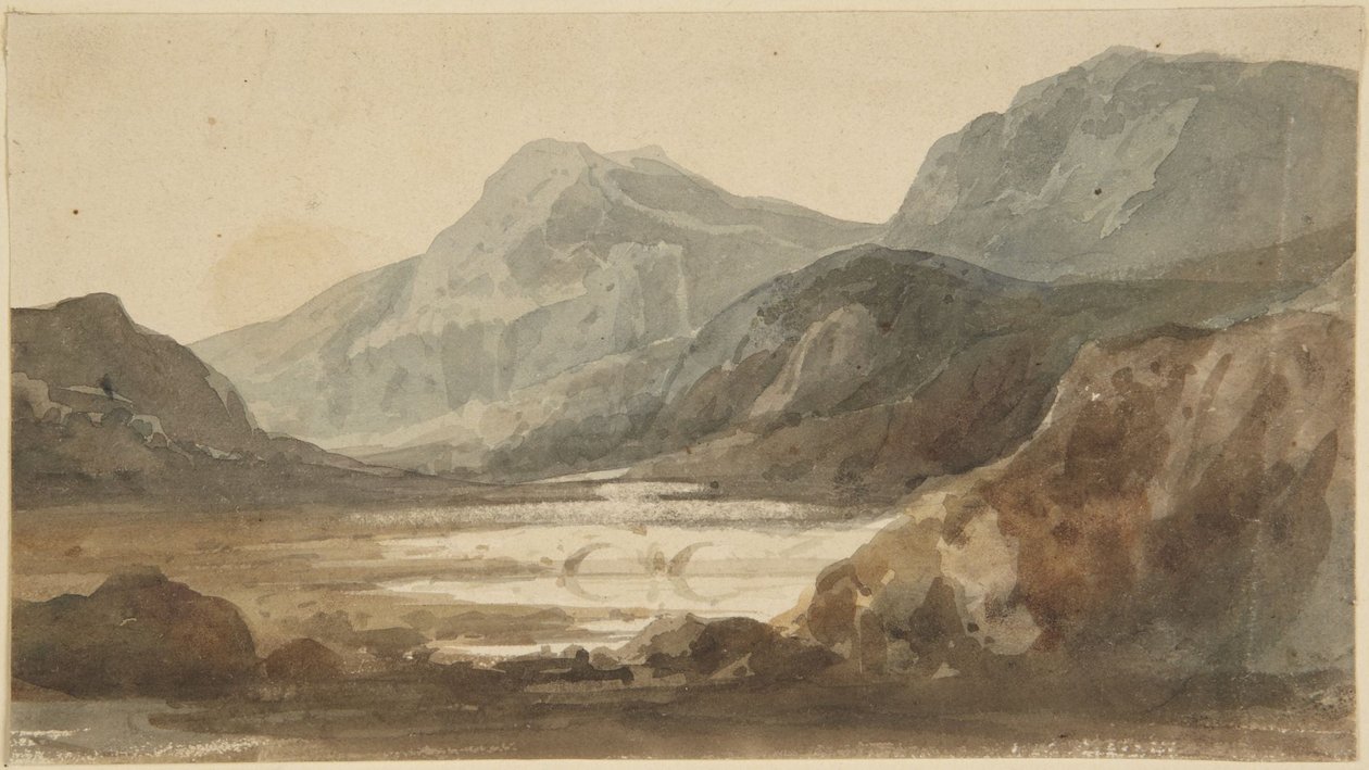 Udsigt i Wales af Joseph Mallord William Turner