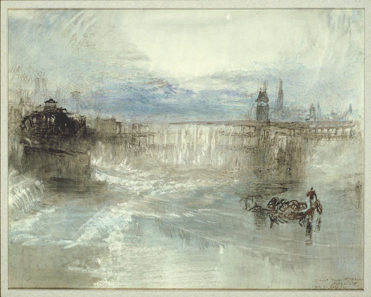 Udsigt over Luzern, 1840-41 af Joseph Mallord William Turner