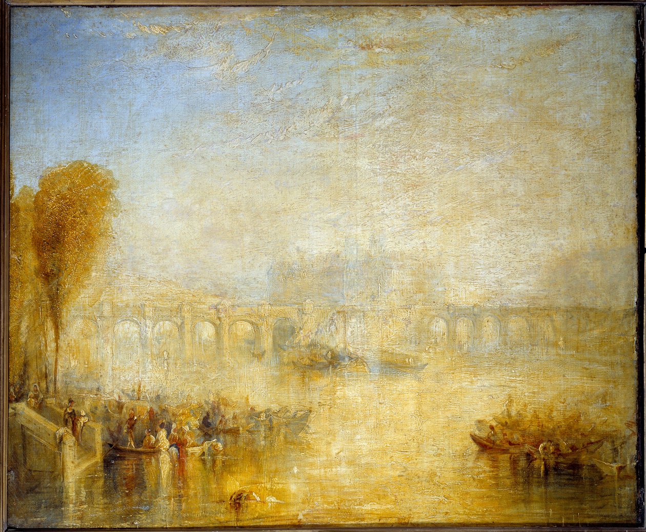 Udsigt over Pont Neuf i Paris i 1819 Maleri af Joseph William Turner (1775-1851) af Joseph Mallord William Turner