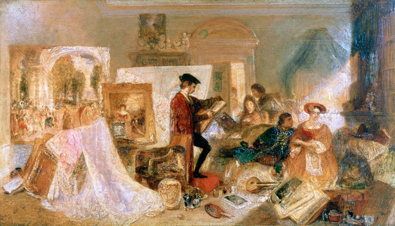 Watteau Study by Fresnoys Rules, 1831 af Joseph Mallord William Turner