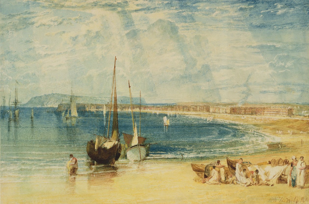 Weymouth, ca. 1811 (akvarel på papir) af Joseph Mallord William Turner