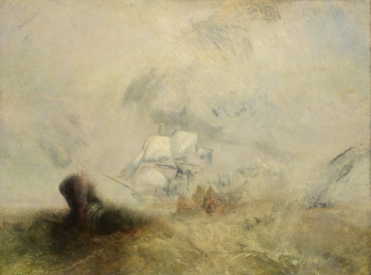 hvalfangere, ca. 1845. af Joseph Mallord William Turner
