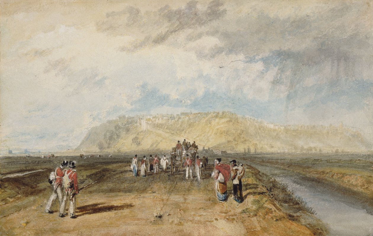 Winchelsea fra Rye Road, af Joseph Mallord William Turner