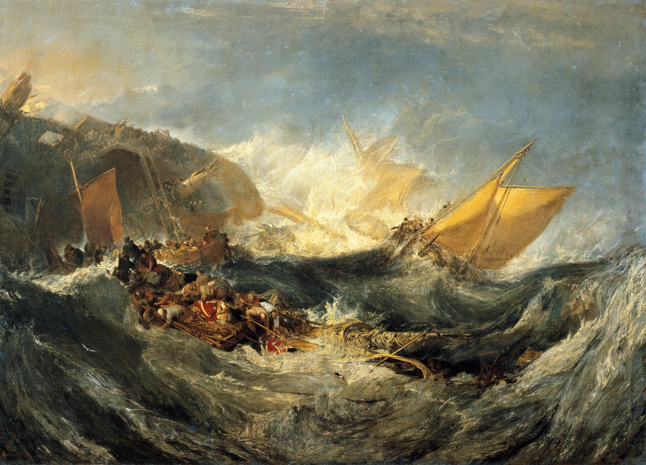 Vraget af et transportskib, ca. 1810 (olie på lærred) af Joseph Mallord William Turner