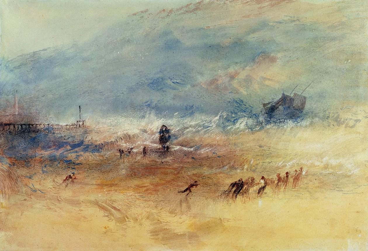 Yarmouth Sands, ca. 1840 (akvarel på papir) af Joseph Mallord William Turner