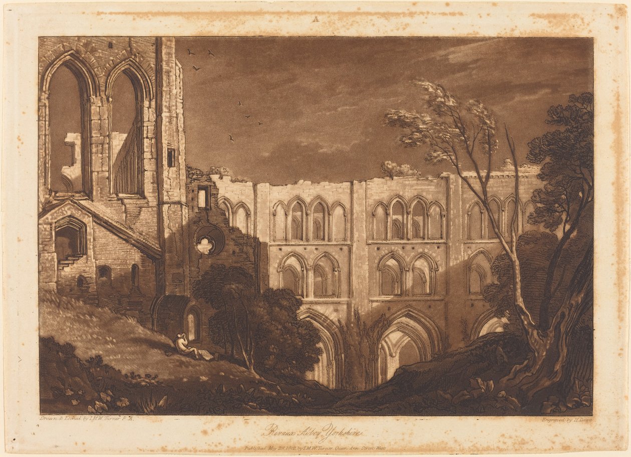 Abbey Rivals af Joseph Mallord William Turner and Henry Edward Dawe
