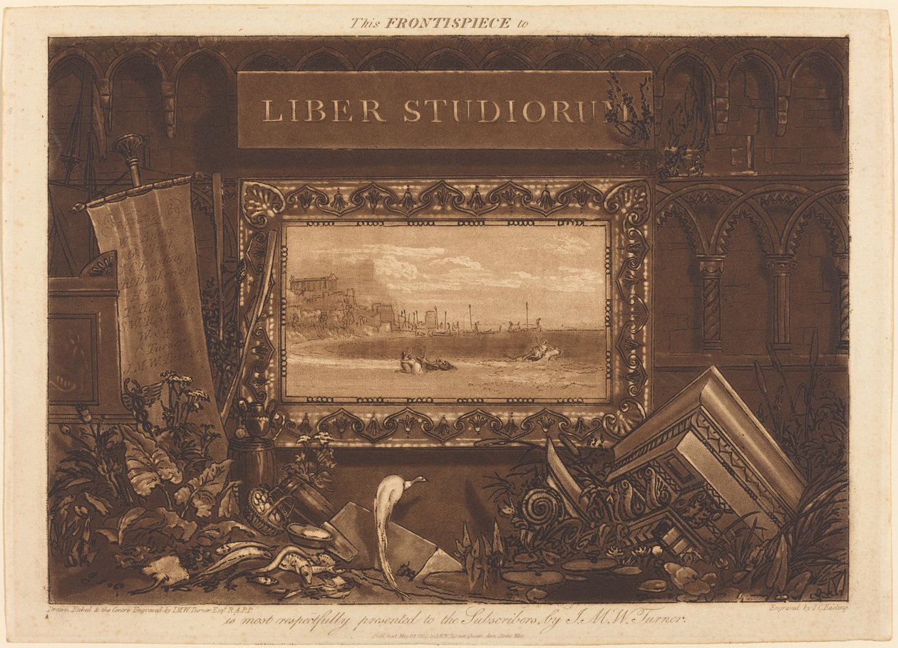 Frontispice af Joseph Mallord William Turner and J.C. Easling
