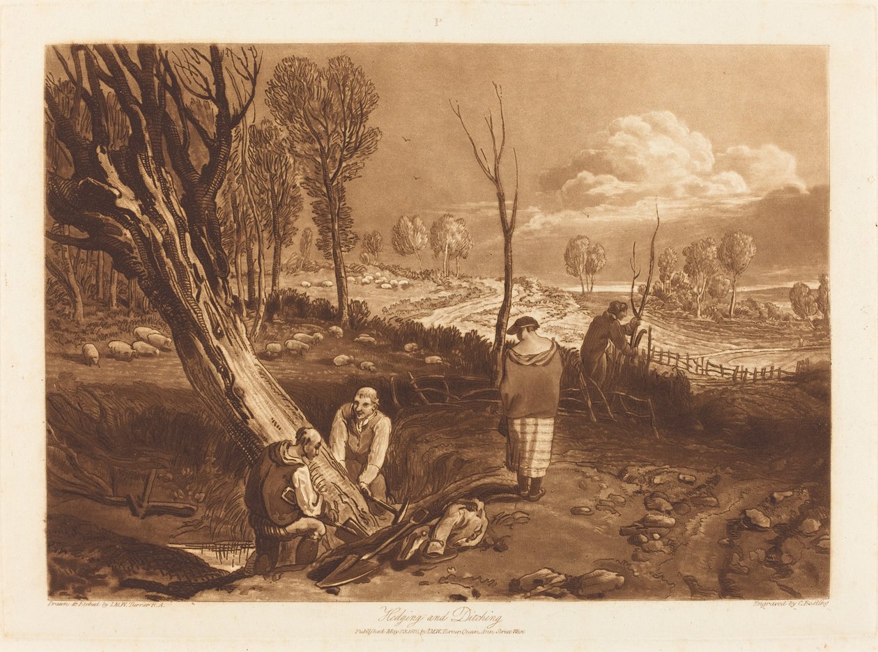 Afdækning og Grøftning af Joseph Mallord William Turner and J.C. Easling