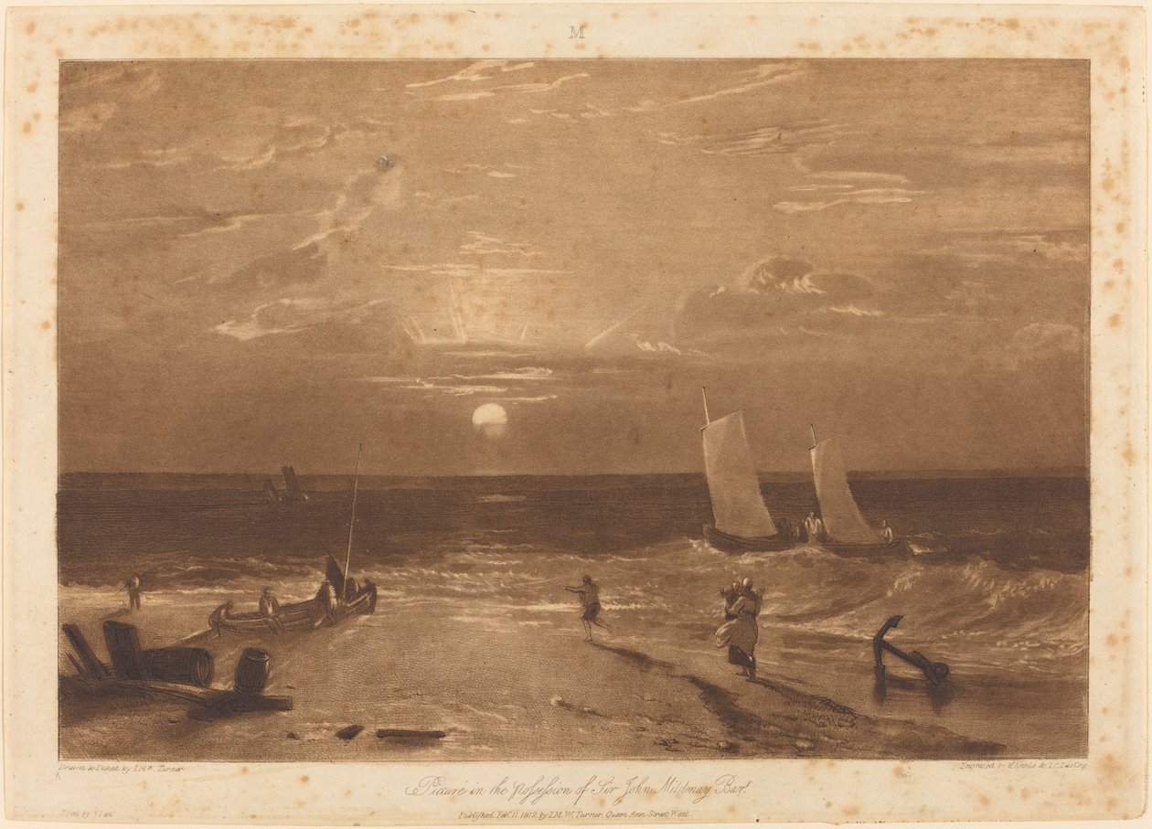 The Mildmay Sea-Piece af Joseph Mallord William Turner and W.T. Annis and J.C. Easling