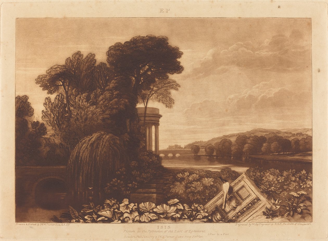 Isis af Joseph Mallord William Turner and William Say