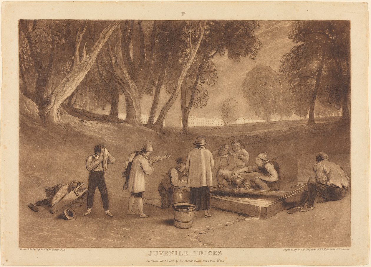 Ungdomstricks af Joseph Mallord William Turner and William Say