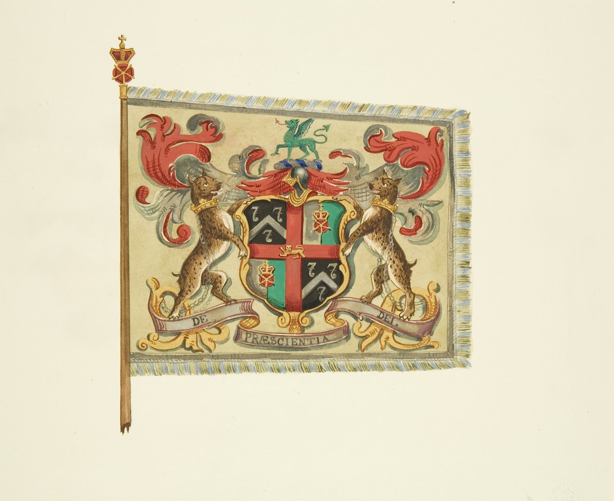 Barberernes og kirurgernes banner, indskrevet 