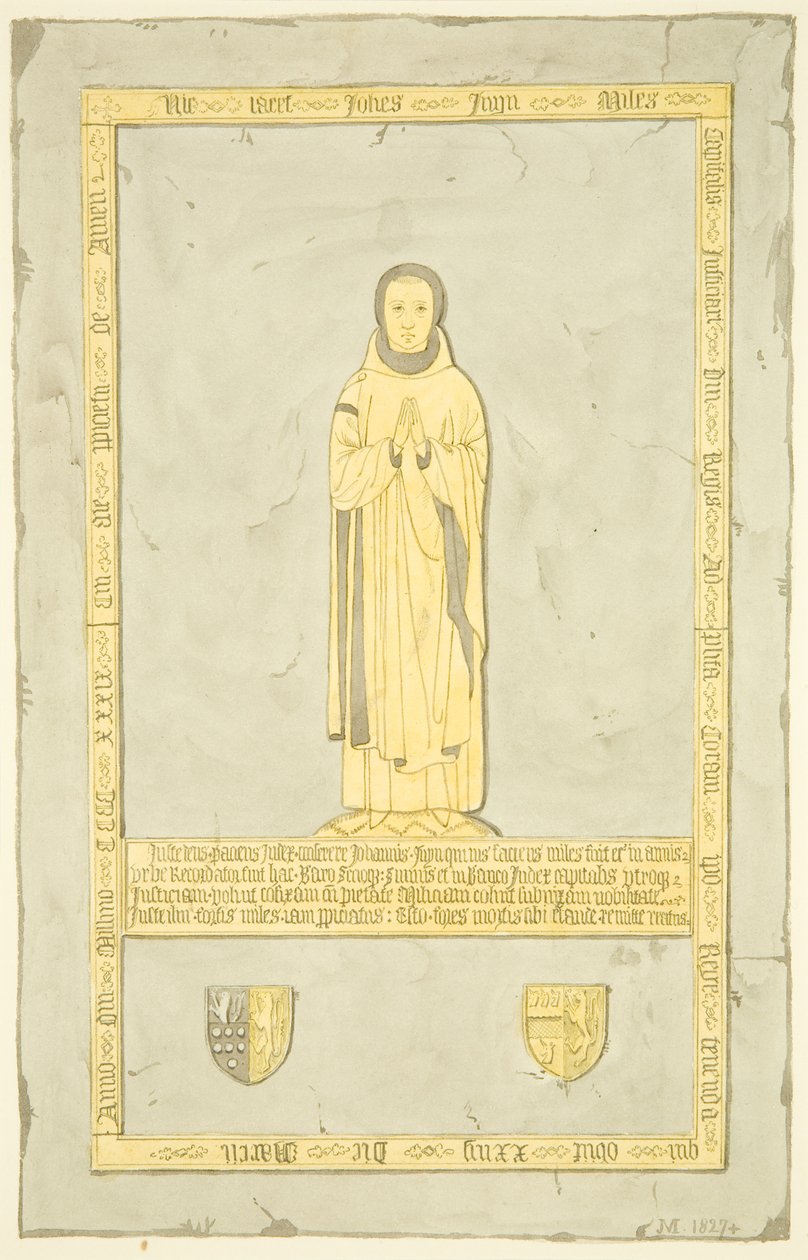 Messing af Sir John Inyn i St Mary Redcliffe (akvarel på papir) af Joseph Manning